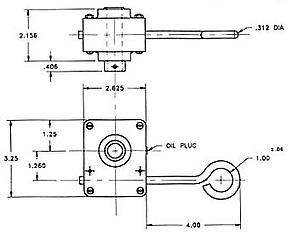 Custom Gear Drives - Gear Speed Reducers Diagram