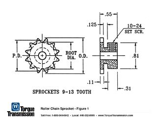 nylon roller chain sprockets