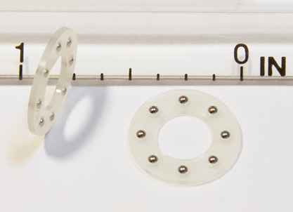 Miniature Thrust Bearings - Small Thrust Bearings With Ruler